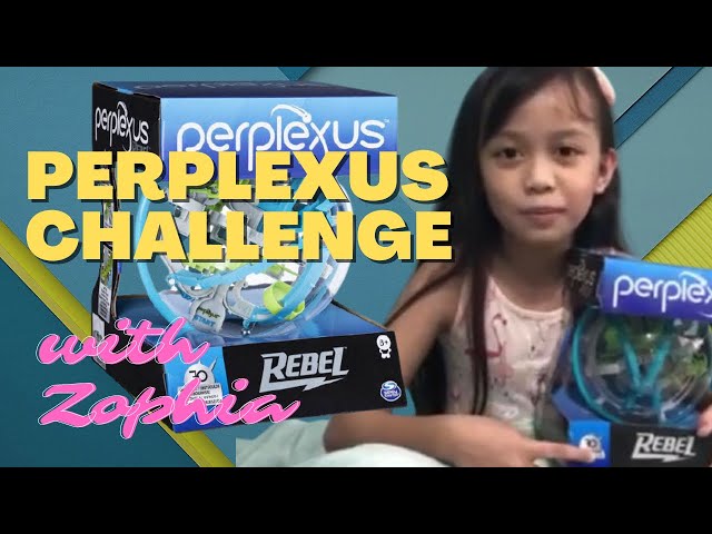 PERPLEXUS CHALLENGE WITH ZOPHIA I PERPLEXUS REBEL 3D BALL-IN-A-MAZE PUZZLE  