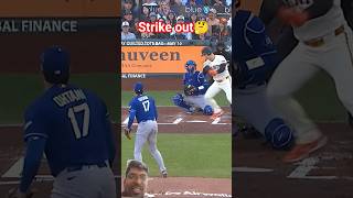 shohei ohtani strike out batter🤔  #baseball #shortvideo #mlb #baseballszn #sports #usa
