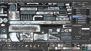 Painting in Mudbox for UDK (Part 7: Plastic bump)