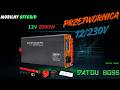 Przetwornica 12V 2000W pod magazynem 650Ah LiFePO4 | DATOUBOSS 2000W PSW2000 z Aliexpress
