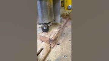 Cutting out wood keychain