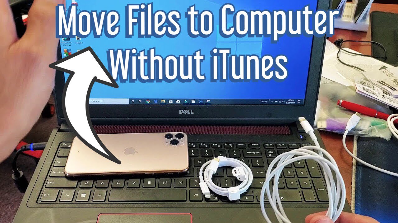 Iphone 11 11 Pro Max How To Transfer Files Photos Videos To Computer W Cable Youtube