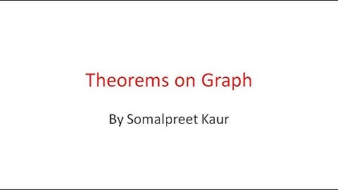 Theorems on Graph | Graph Theory | Discrete Maths