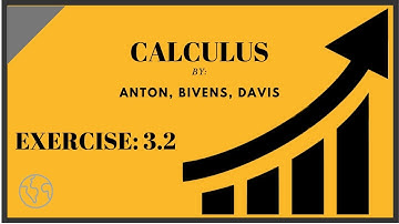 BS, Calculus, 10th Edition, Chapter No: 03, Topics In Differentiation, Exercise No: 3.2.