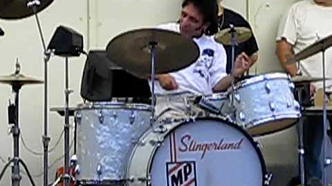 Mike Prete on drums