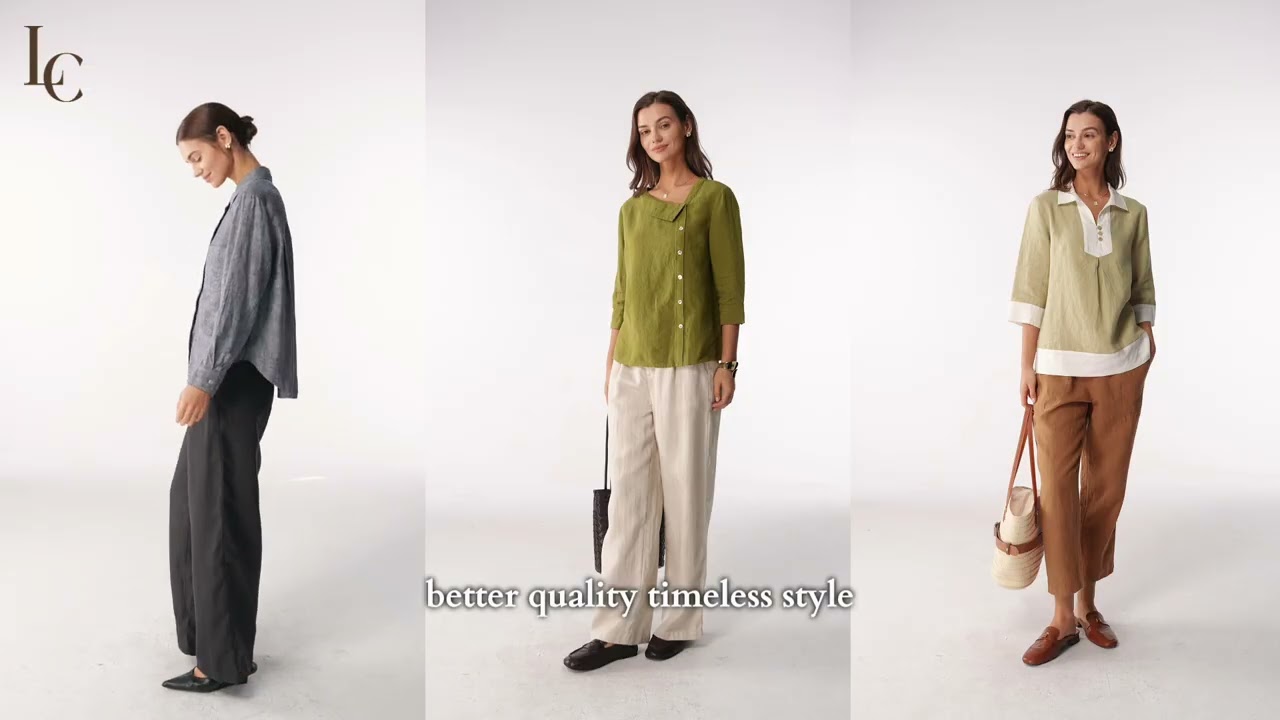 100% Pure Linen Tops: Why quality matters - YouTube