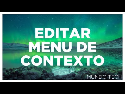 Vídeo: Como Editar O Menu De Contexto