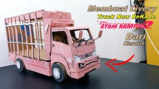 Cara Cat Livery Truck New BeKaJe Ayam Kampus 2 | HANDMADE