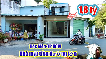 💥Nợ Ngập Đầu,..Bán Nhà Hóc Môn, Mặt Tiền Đường Lớn “Giá Rẻ”.