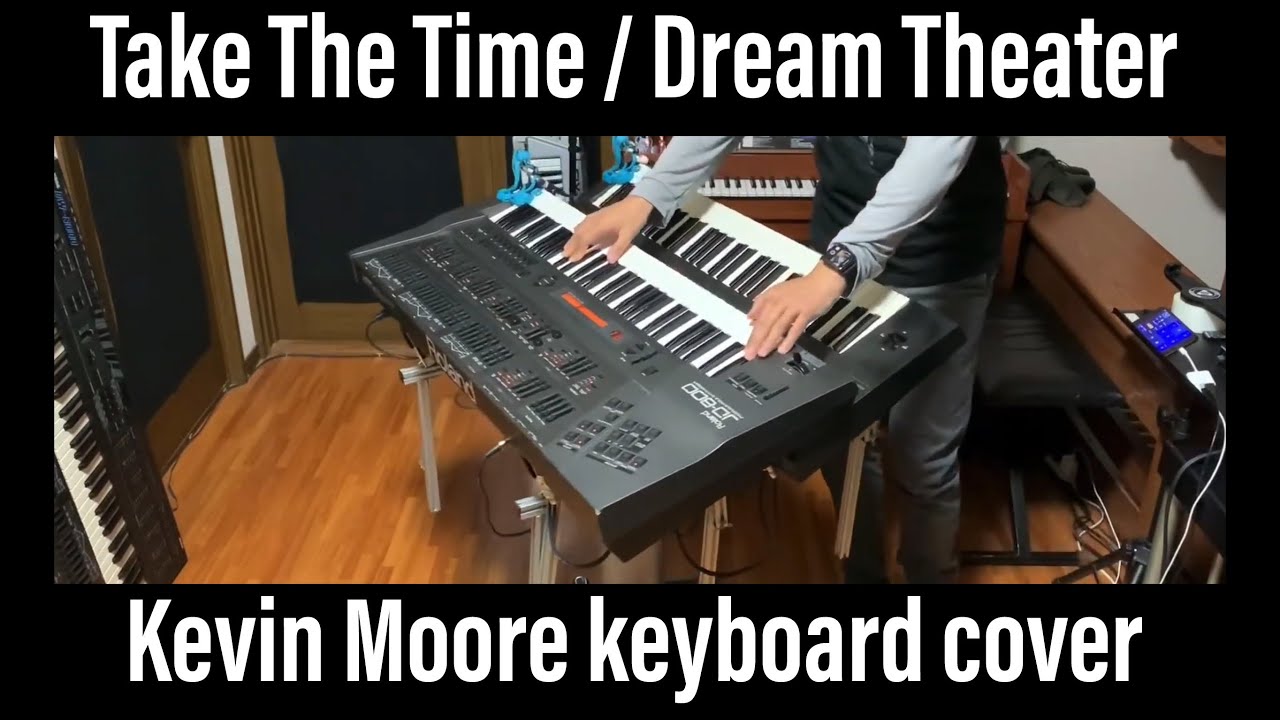 Dream Theater Take The Time keyboard cover Kevin Moore JD-800 DW