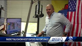 Conservative talks show host enters the Mayor's race