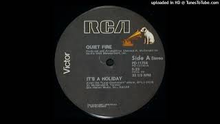 メロウソウル/ディスコ QUIET FIRE It's A Holiday Quiet Fire: It's A Holiday (1979, RCA) - YouTube