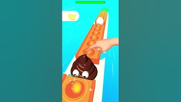 Pop it Runner 3D with eggs and pup 👉💩🥚 #games #gameplay #gaming #game #gamingvideos