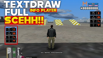 SHARE TEXTDRAW INFO PLAYER FULL SC SUPPORT ALL GAMEMODE