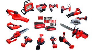 iBell One Power Cordless Series Unboxing and Test  One Battery Multiple Tools