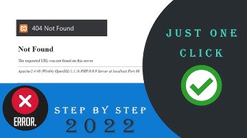How to solve Xampp error 404 not found | Xampp: error 404 not found solve 2024 [Xampp server] How to
