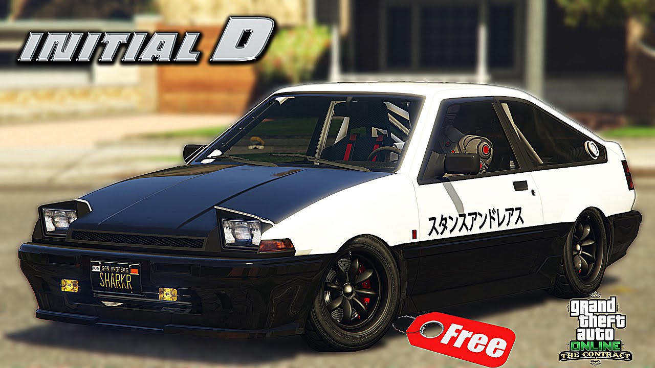 initial D AE86 [Grand Theft Auto: San Andreas] [Mods]