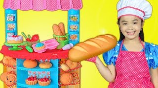 Hana Pretend Play with Pretend Cooking Food Bakery Toys