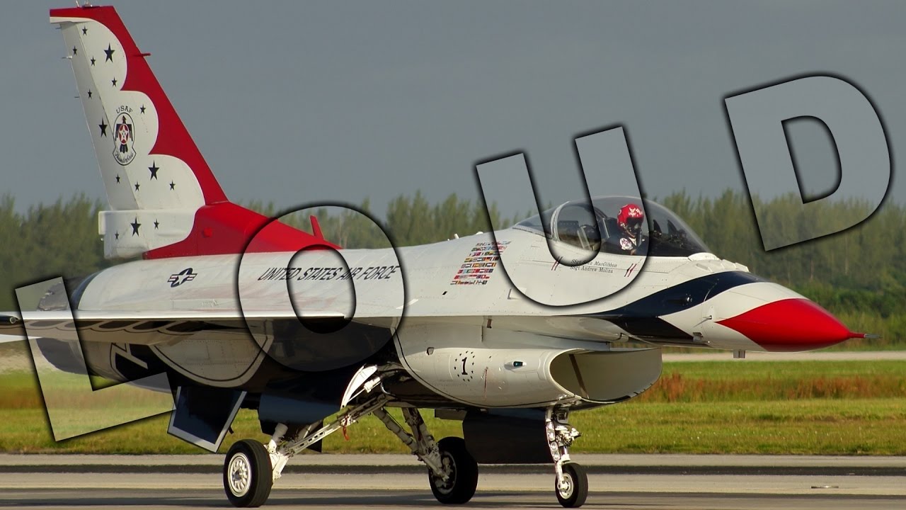 {TrueSound}™ SNEAK PASSES! US Air Force Thunderbirds F-16 Performance ...