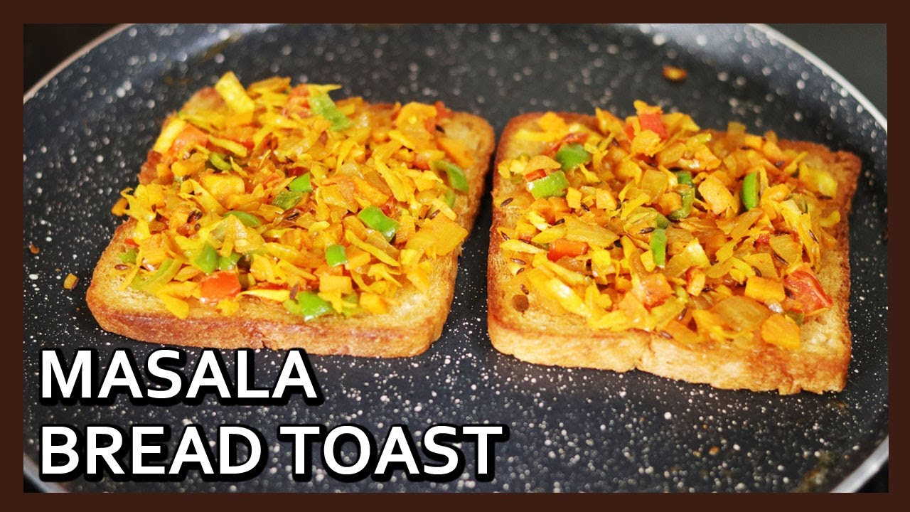 Quick 5 min Bread Breakfast Recipe | Masala Bread Toast | Breakfast Recipe for Kids | Healthy Kadai