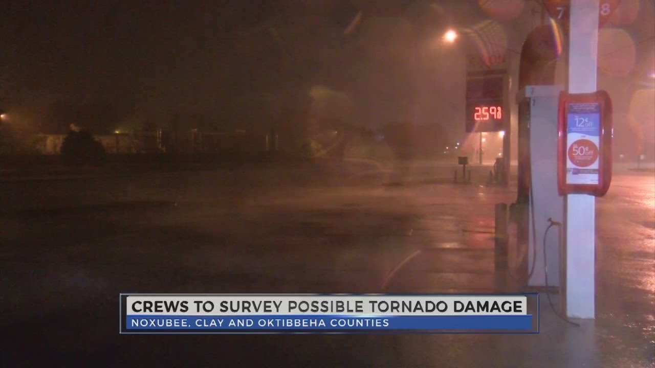 Crews to survey possible tornado damage - YouTube