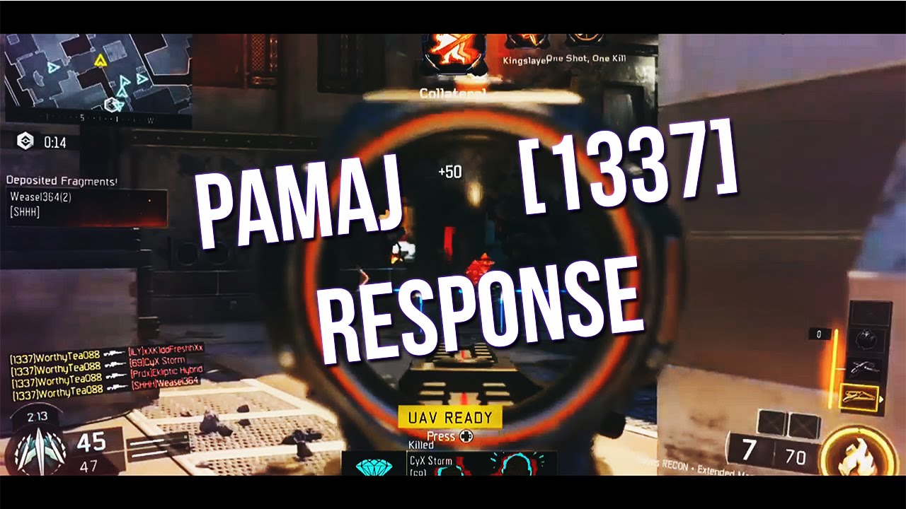 Worthytea - OpTic Pamaj Montage Challenge[1337] Response