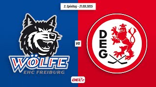 2. Spieltag DEL2 | EHC Freiburg vs. Düsseldorfer EG | Game Highlights