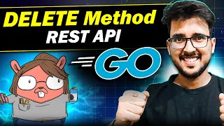 DELETE method REST API in Golang | Golang playlist for beginners in hindi #golangtutorial