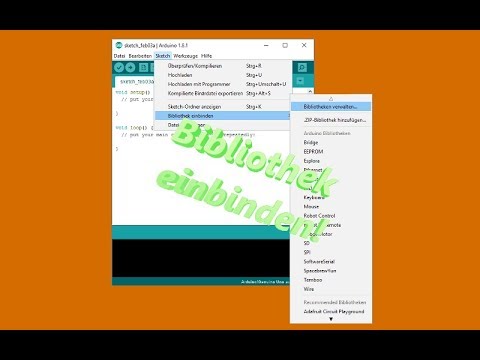 Video: Wie füge ich Arduino eine Bibliothek hinzu?