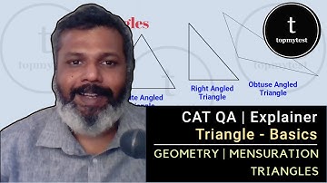 CAT QA Explainer | Geometry | Mensuration | Triangles | Classification | Pythagoras and Hero