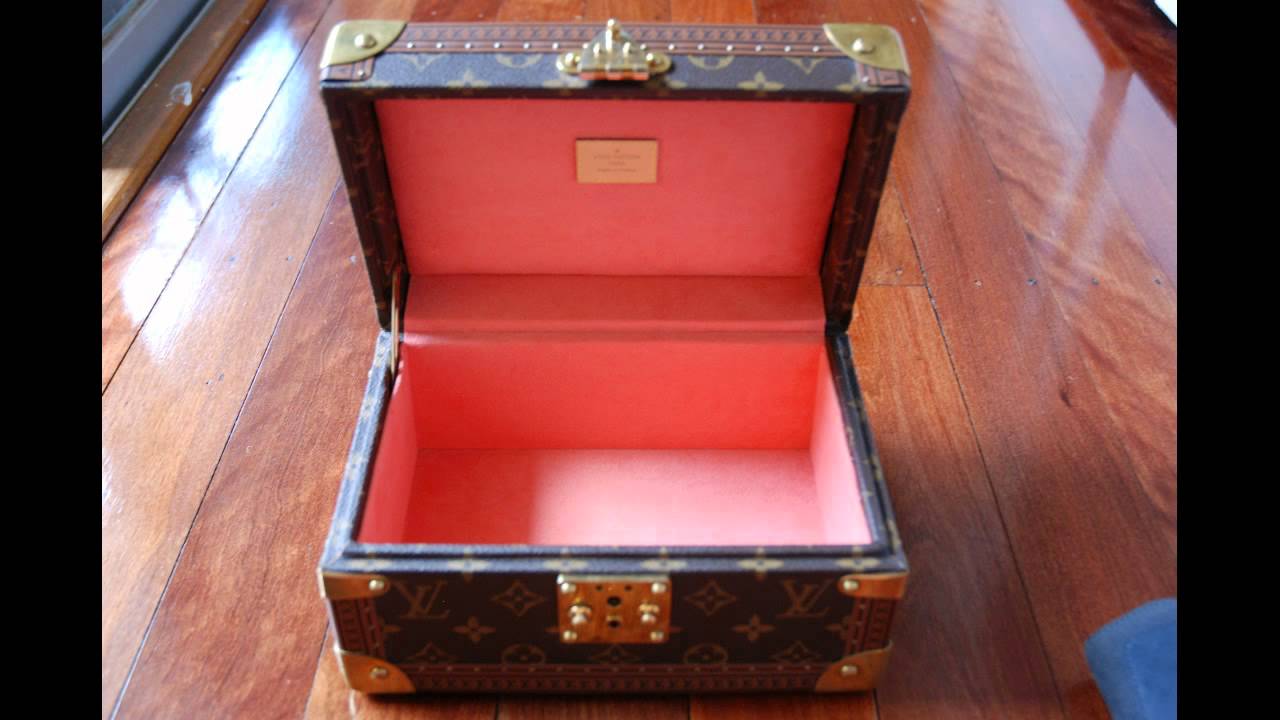 Louis Vuitton 2020 Pre-owned Monogram Coffret Tresor 24 Jewellery Box - Brown