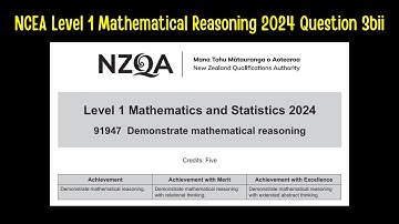 NCEA Level 1 Mathematical Reasoning 2024 Question 3bii