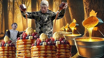 Liquid Gold: How Maple Syrup Goes from Tree to Pancakes!" 🍁🥞🔥