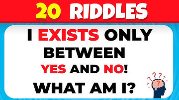 20 Mind Bending Riddles That Break Your Brain 🤯 – Only 1% Can Solve!