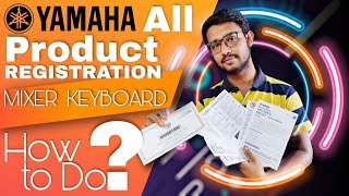 Yamaha Mixer Registration || keyboard || Drums || yamaha product registration || sound & tech screenshot 3