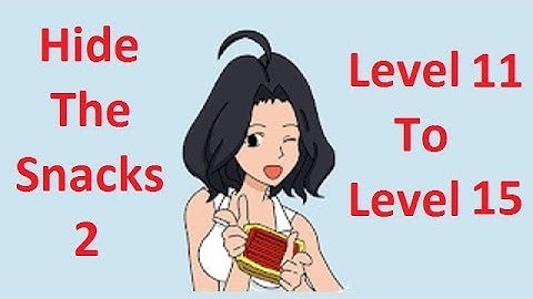 Hide The Snacks 2 walkthrough Level 11 To Level 15