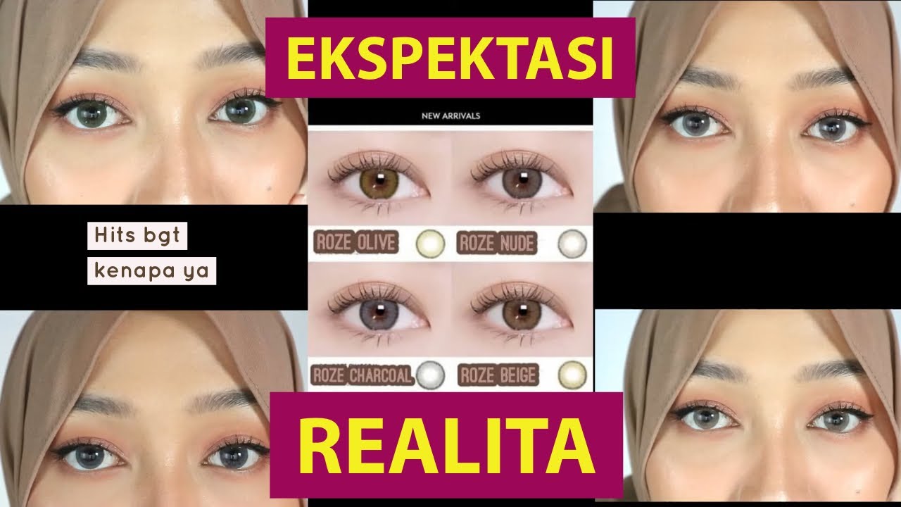 Softlens Korea Ter Laris Dan Hits Di Shopee Review Roze Idol Semua Warna Shopee Haul Youtube