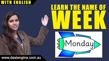Learn the Name of the Week | Learn English | Desi Engine India