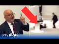 Turkish mp has heart attack after saying israel will suffer the wrath of allah in parliament