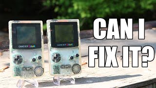 Restoring TWO Japan Exclusive Clear Gameboy Colors | CAN I FIX IT?