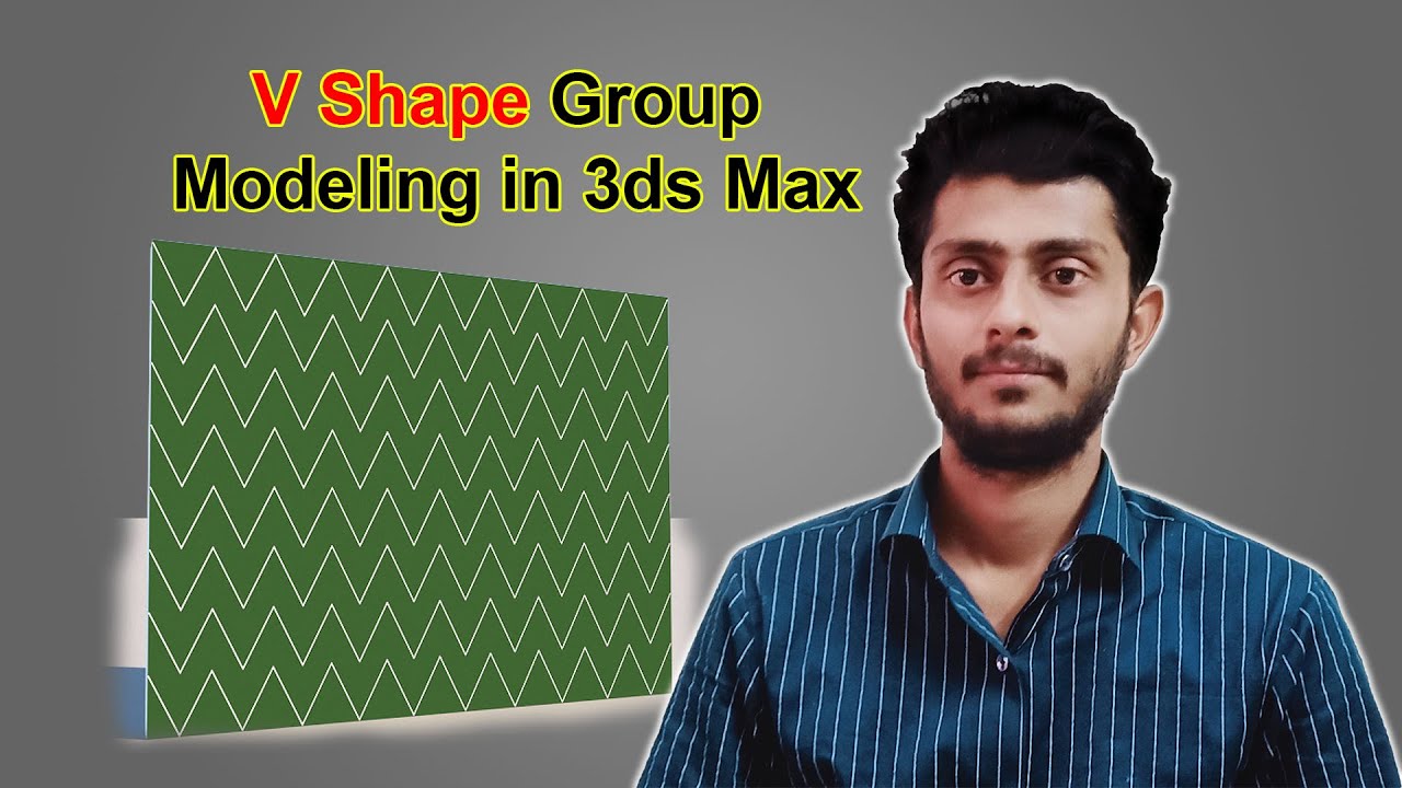 VShape Wall Groove Modeling Technique in 3Ds Max Hindi Urdu YouTube