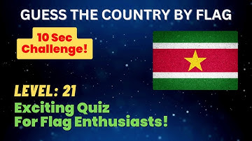 Guess the Flags of the Countries Quiz (Part 21) | The Guesser Quiz