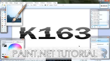Paint.NET tutorial number 94 - Divided text effect