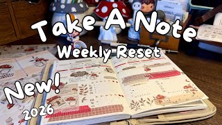Weekly Reset in my Take A Note B6 Planner   News