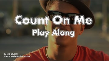 Count On Me Play Along (Open Strings)