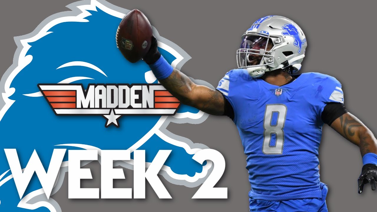 Top Madden CFM Lions Gameplay: Week 2 Extended Highlights
