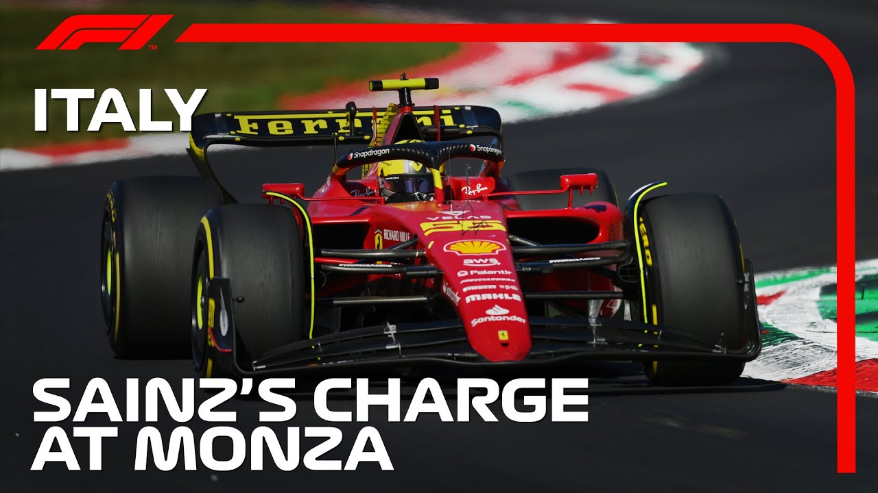 Carlos Sainz's Charge Through The Field In Monza | Italian Grand Prix