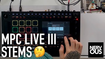 Akai MPC Live III - Stem Splitting Test  With 3 Examples - NervousCook$
