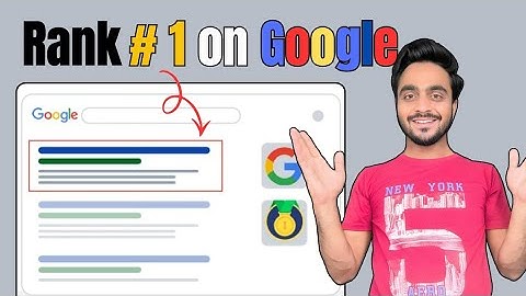 SEO Tips to Rank Your WEBSITE #1 on Google | seo basics for beginners