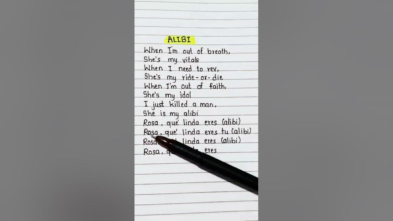 Alibi #music #lyrics #song #musiclyrics  #trending #lyricvideo #lyrics #music #shorts